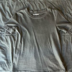 zara plain t shirt